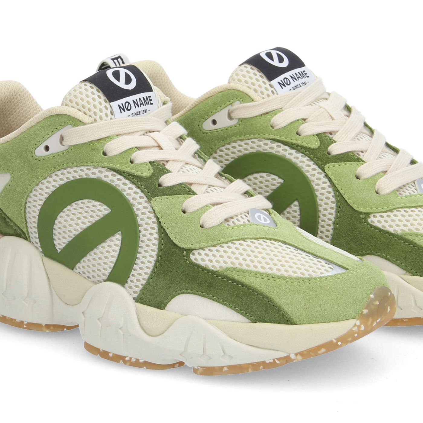 KRAZEE RUNNER M - SUEDE/MESH/SUED - VERDE MELA/BEIGE/VERDE SALVIA